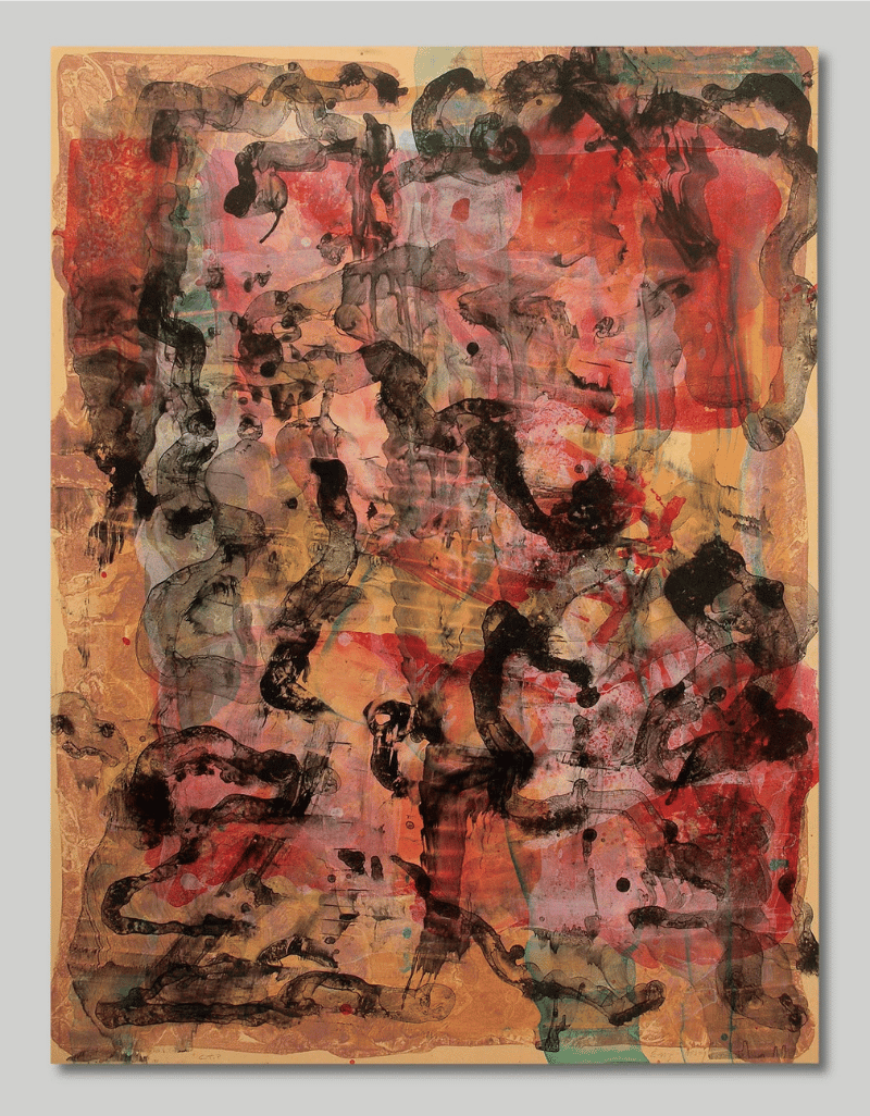 Untitled Abstraction by Ed Moses