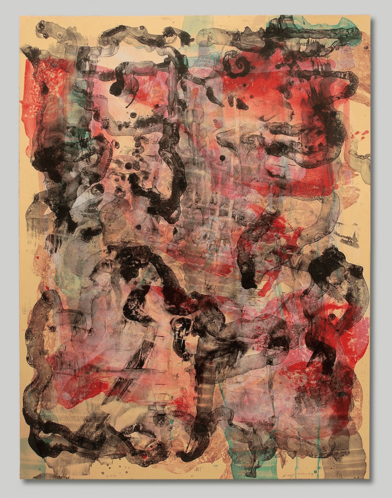 Untitled Abstraction by Ed Moses