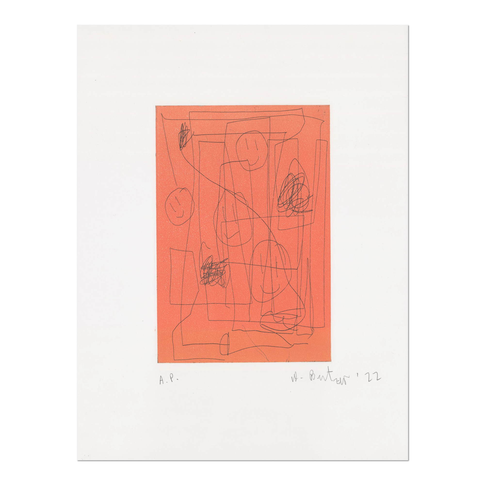 Untitled (Smileys) by André Butzer