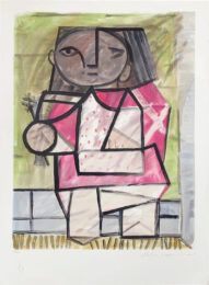 Enfant En Pied (Marina Picasso Estate hand signed Lithograph) by Pablo Picasso (after) at GallArt.com