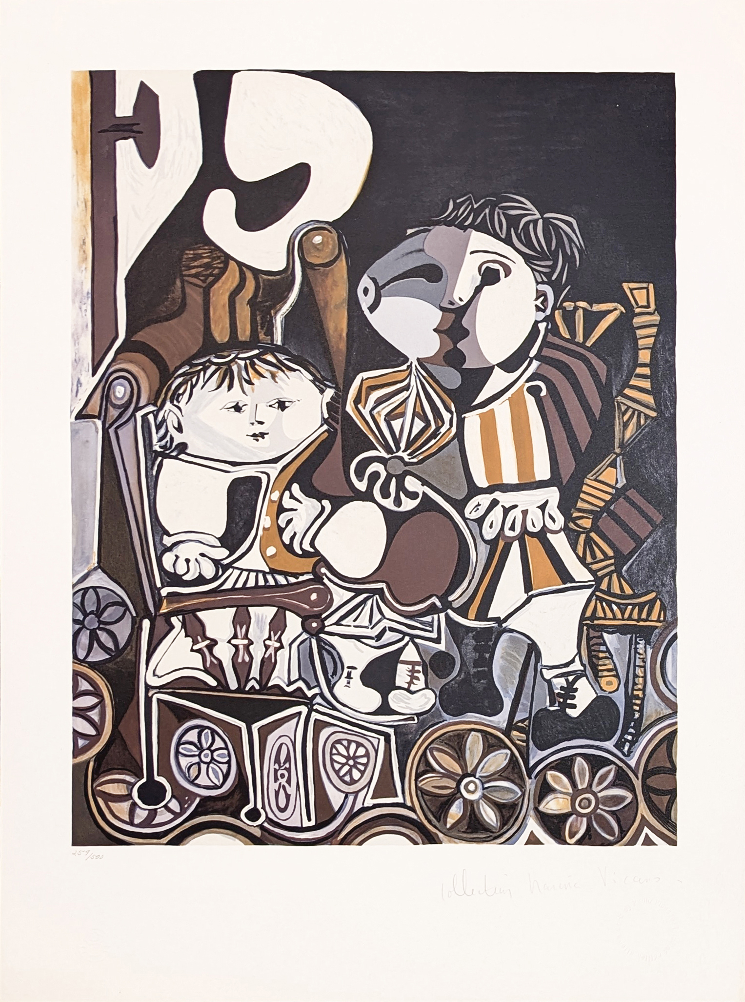 Claude Et Paloma (from Picasso Estate Collection) by Pablo Picasso (after)