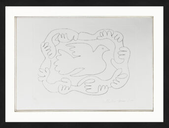 Etudes Des Mains Et Colombe (Marina Picasso Estate hand signed lithograph) by Pablo Picasso (after) at GallArt.com