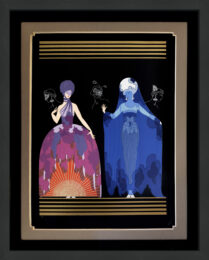 Evening Night (large hand signed foil stamped embossed serigraph) by Erte at GallArt.com