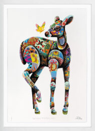 Louis Masai, “We’re Stuffed” – The Butterfly Effect, unique hand painted scr... by Louis Masai at GallArt.com