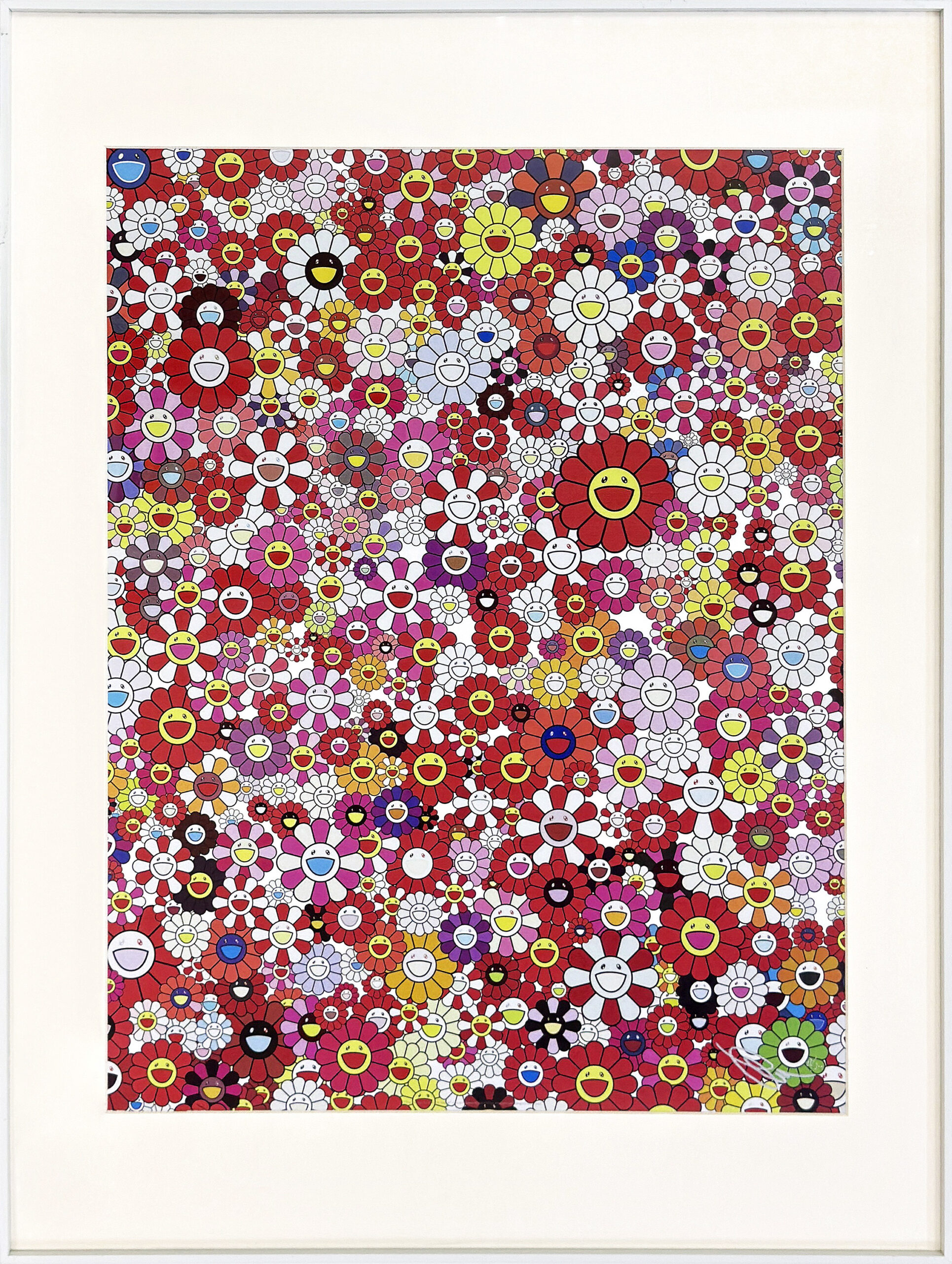 An Homage to Monopink 1960 E (framed hand signed lithograph) by Takashi Murakami