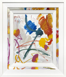 Spring (Abstract), custom framed original painting on canvas by Peter Max at GallArt.com
