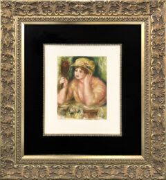La Femme Au Mirroir (color etching from Ambroise Vollard Collection) by Pierre Auguste Renoir at GallArt.com