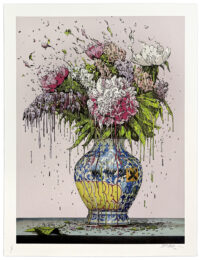 Rose Romance (rare hand signed screen print) by Brusk at GallArt.com