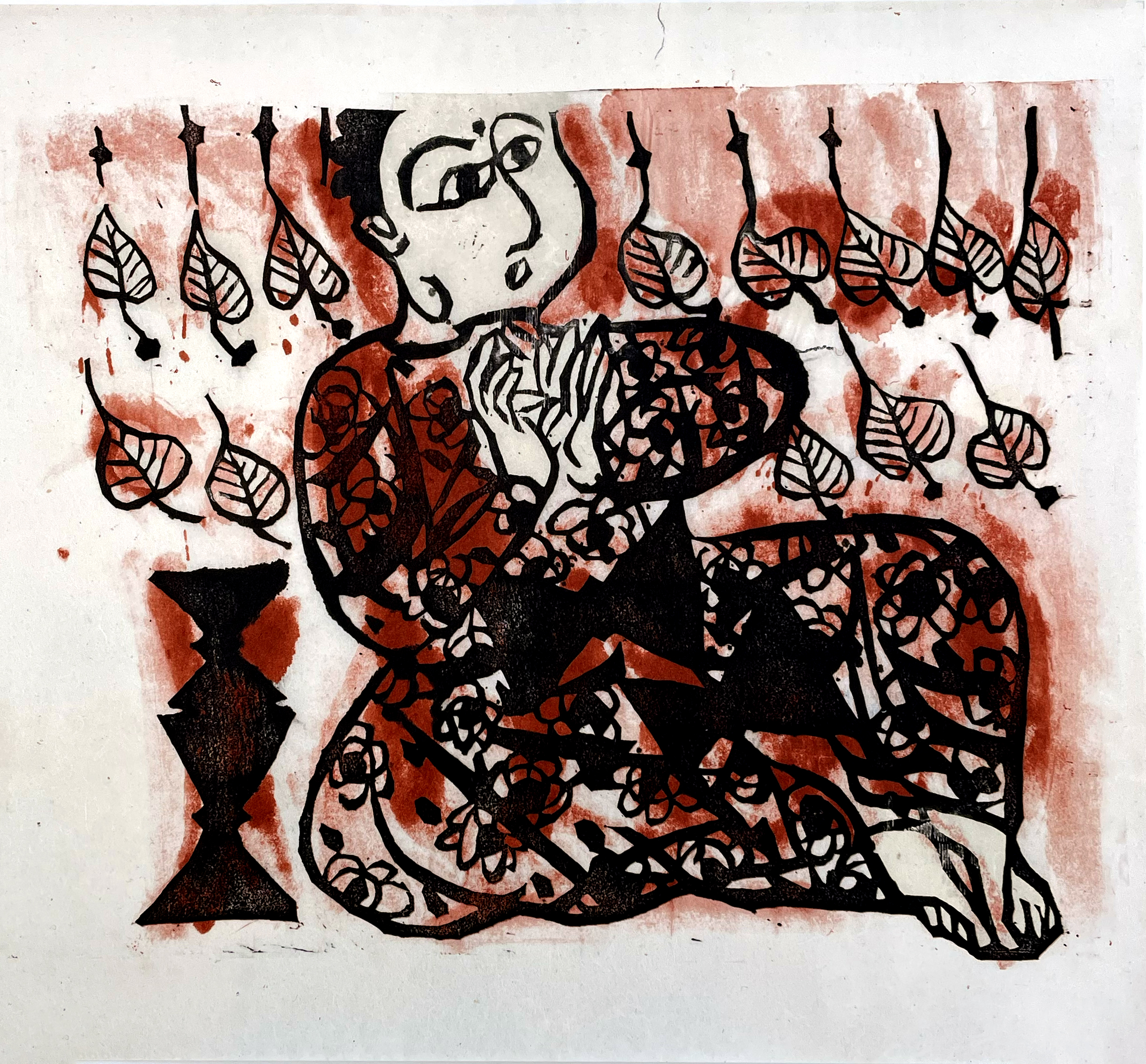Kentatsu no Saku, 1991 by Shiko Munakata