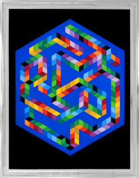 Babel-3 (framed hand signed serigraph) by Victor Vasarely at GallArt.com