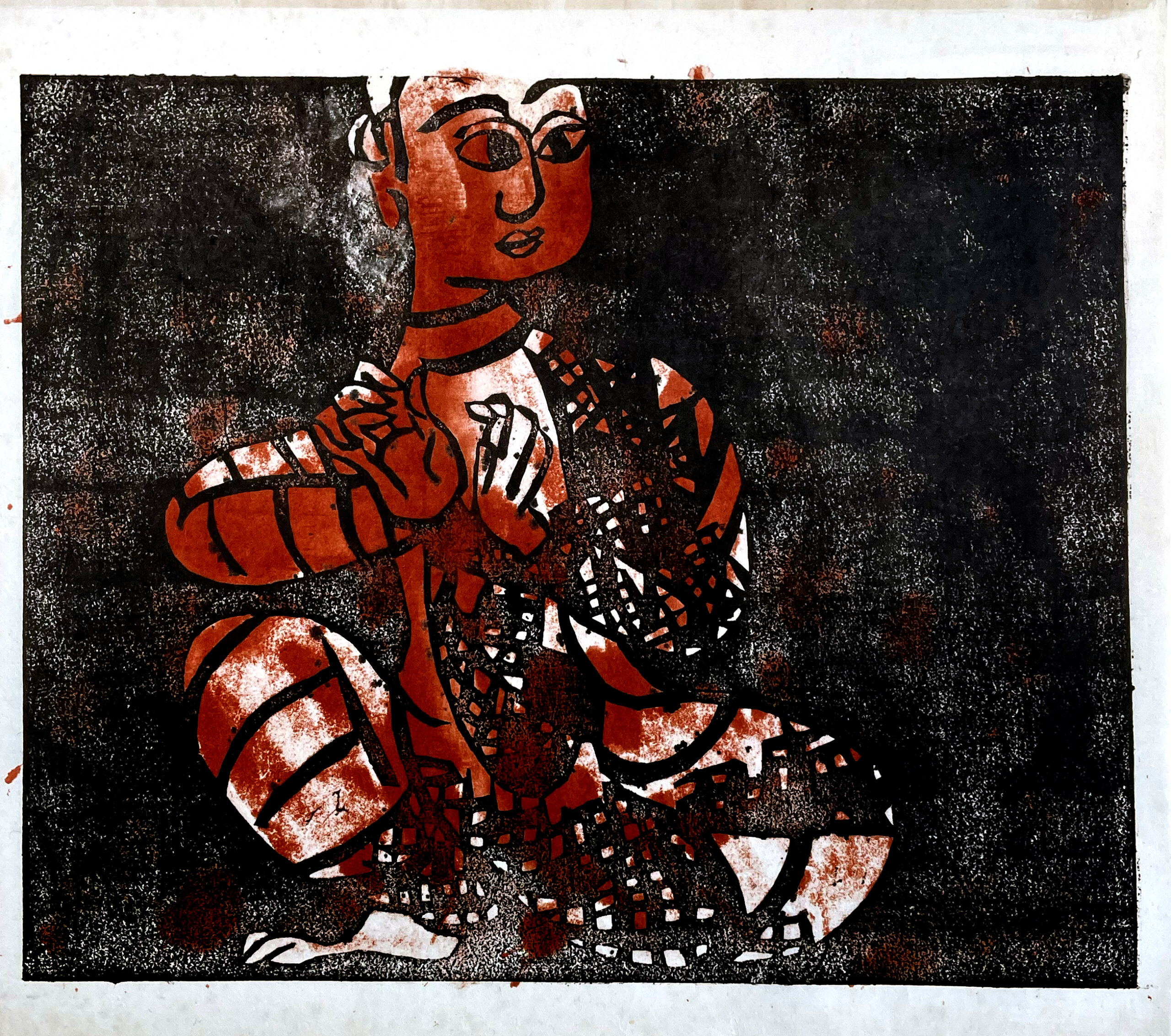 Shomonshin no Saku (Disciple), 1991 by Shiko Munakata