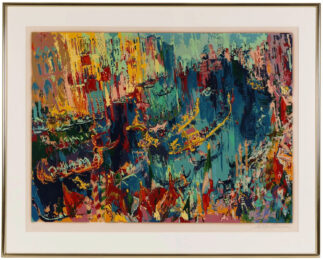 Regatta of the Gondoliers (framed large hand signed serigraph) by LeRoy Neiman at GallArt.com