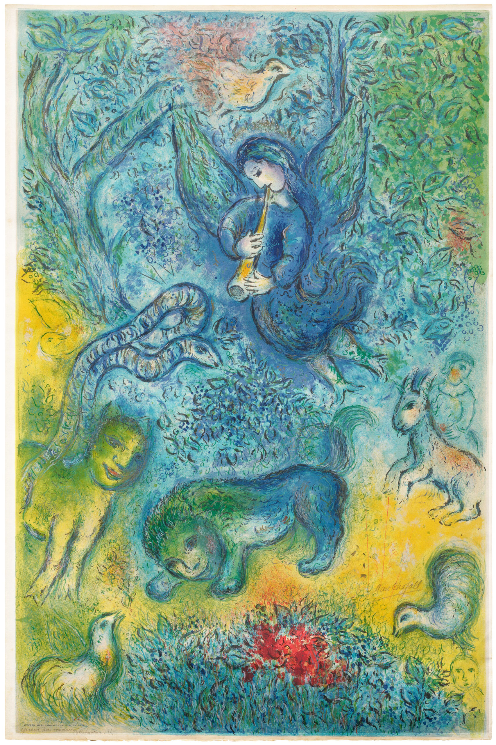 The Magic Flute by Marc Chagall