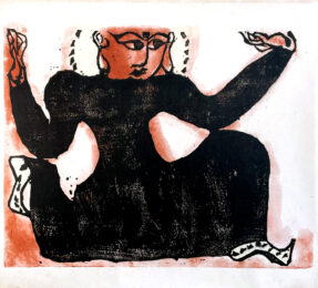 Taishaku no Saku, 1991 by Shiko Munakata at Kamal Bakhshi Modern Asian