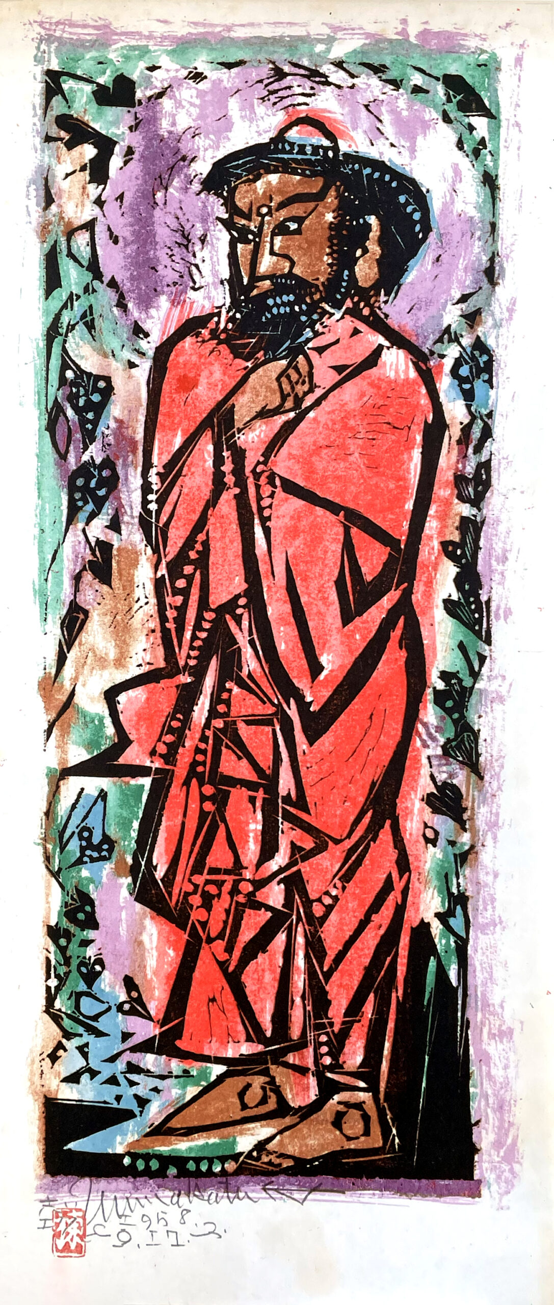 Shakyamuni, 1985 by Shiko Munakata