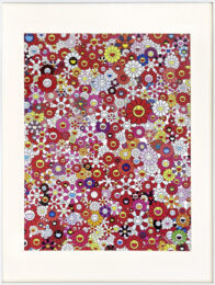 An Homage to Monopink 1960 E (framed hand signed lithograph) by Takashi Murakami at GallArt.com