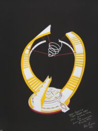 Miami Proposal I (black) by Alice Aycock at Tandem Press (IFPDA)