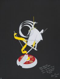 Miami Proposal III (black) by Alice Aycock at Tandem Press (IFPDA)