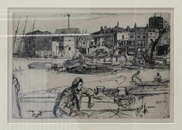 Black Lion Wharf by James Abbott McNeill Whistler at Chicago Fine Prints