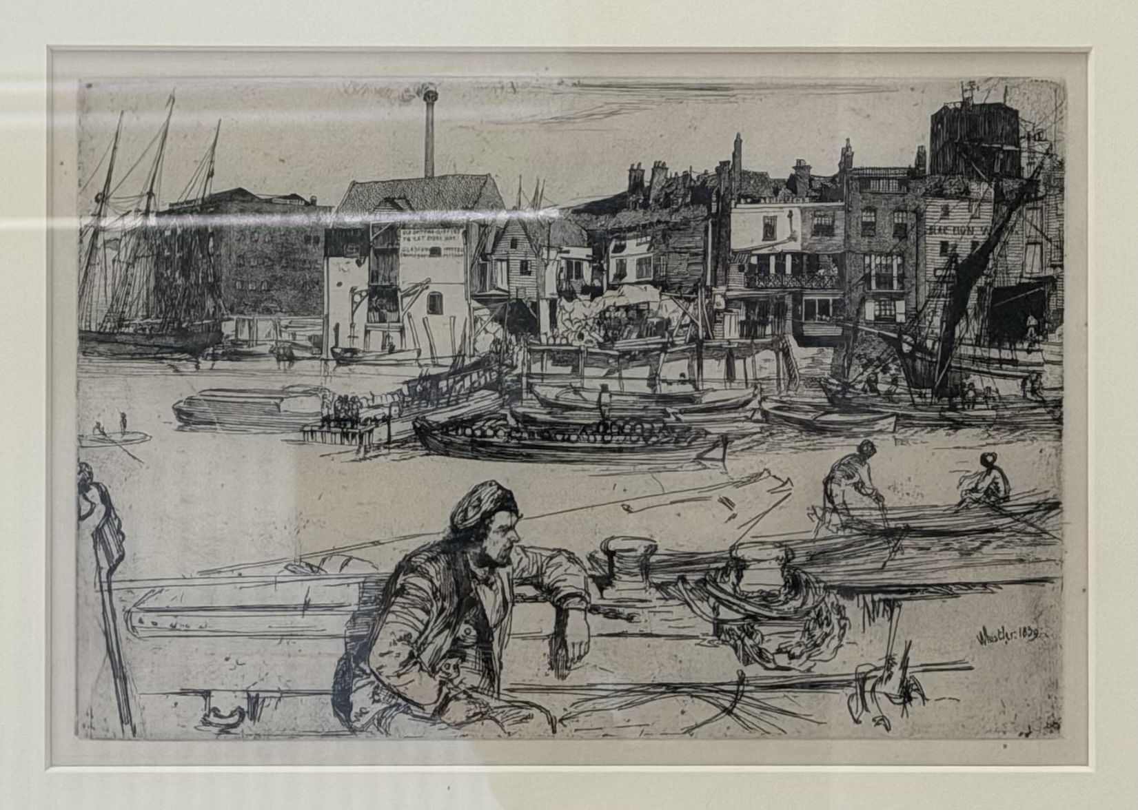Black Lion Wharf by James Abbott McNeill Whistler