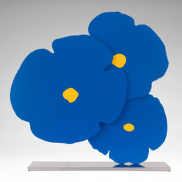 Blue with Yellow by Donald Sultan at Michael Lisi/Contemporary Art