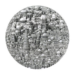 City Cell Cosmos II by Ben Sack at Robert Fontaine Gallery