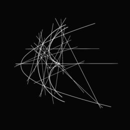Caustic Curve. Cardioid by Clifford Singer at iMuseum Vegas