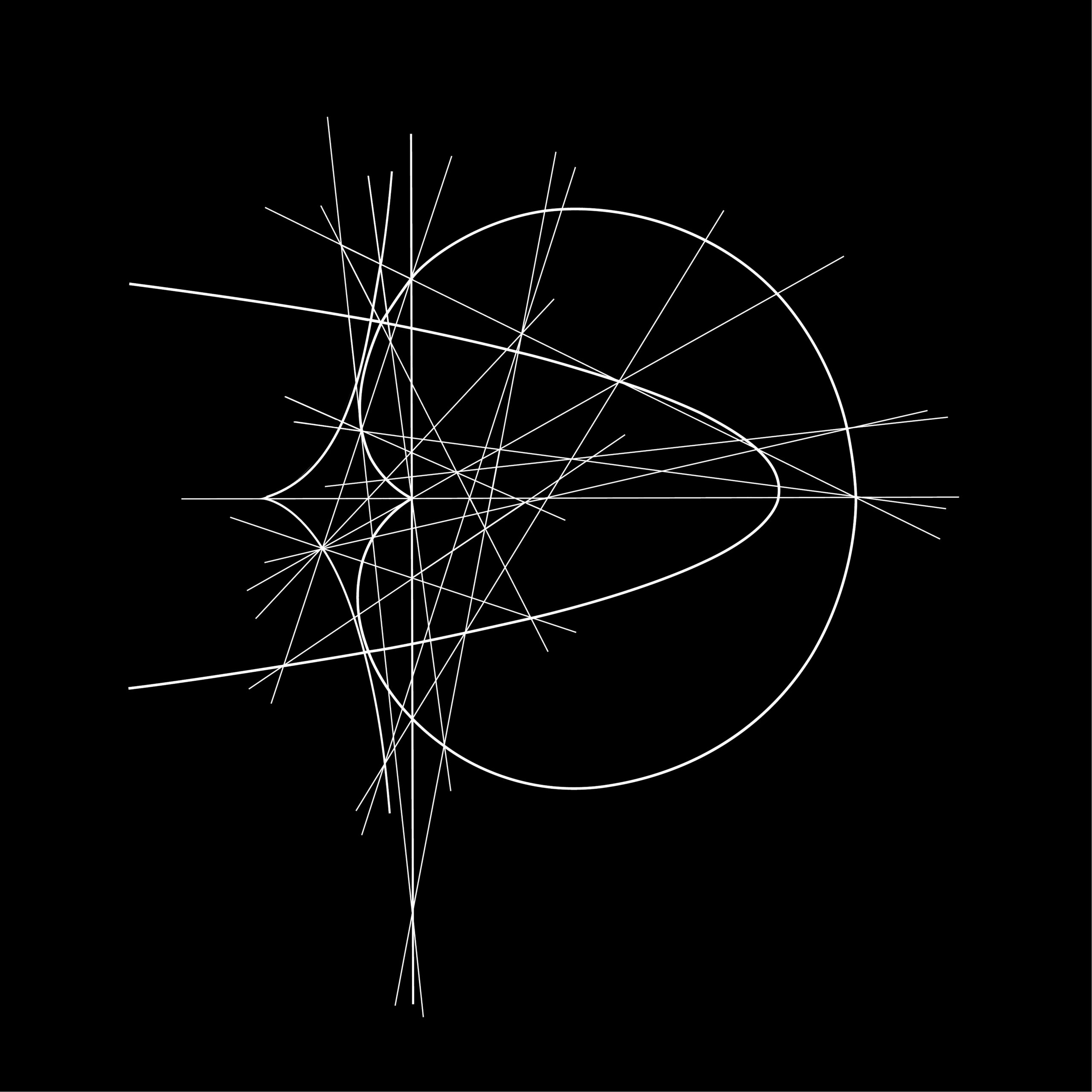 Cissoid of Diocles. Asymptote at Cardioid by Clifford Singer