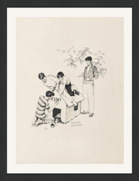 Fido’s House (framed, hand signed lithograph) by Norman Rockwell at GallArt.com