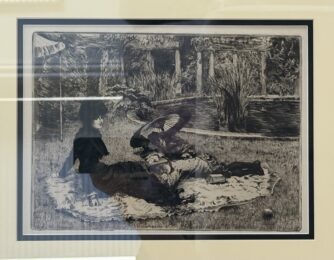 Sur l’herbe by James Tissot at Chicago Fine Prints