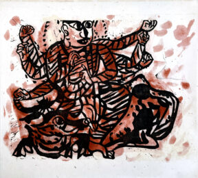 Kannon Sutra, 1991 by Shiko Munakata at Kamal Bakhshi Modern Asian