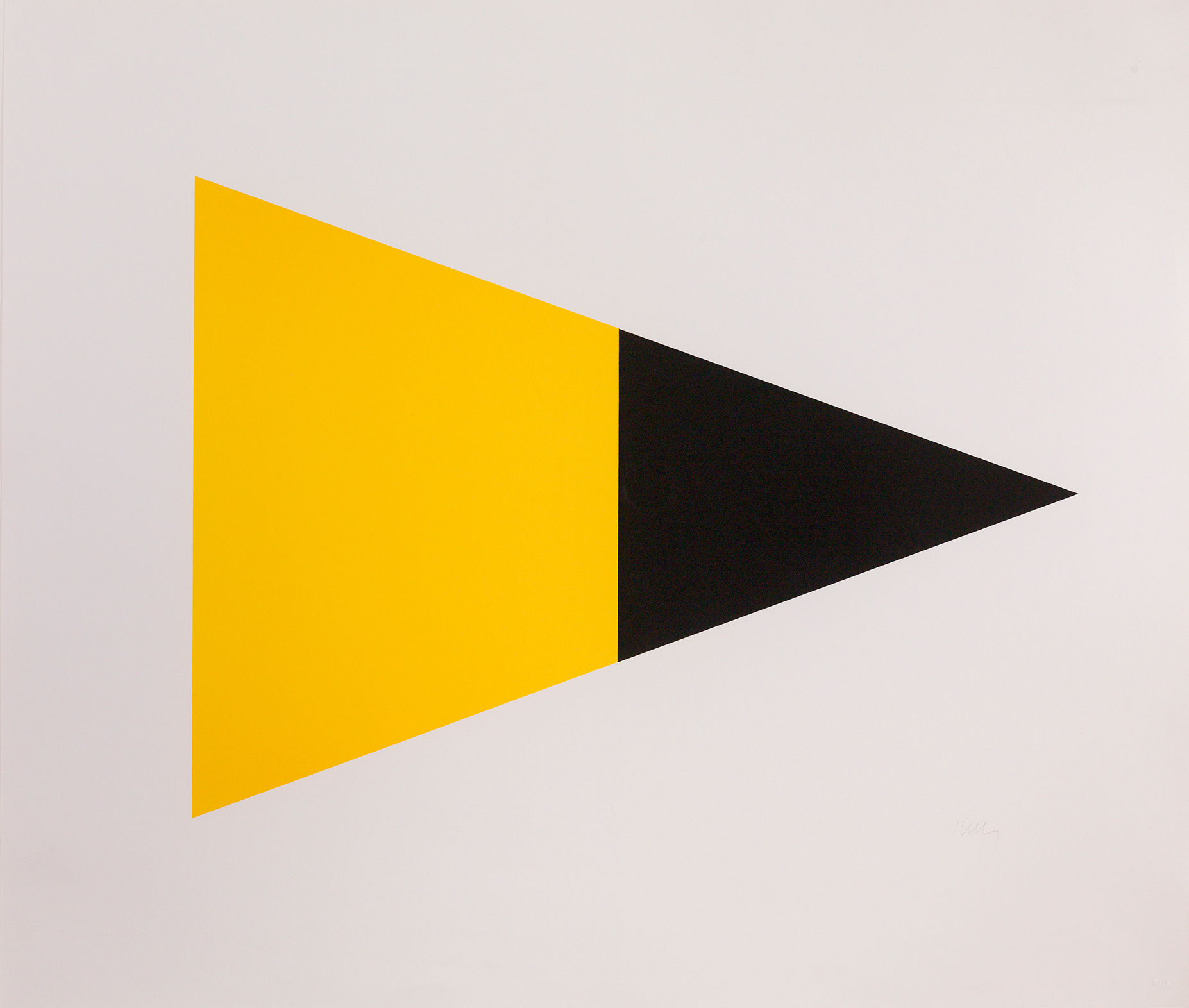 Black Yellow by Ellsworth Kelly