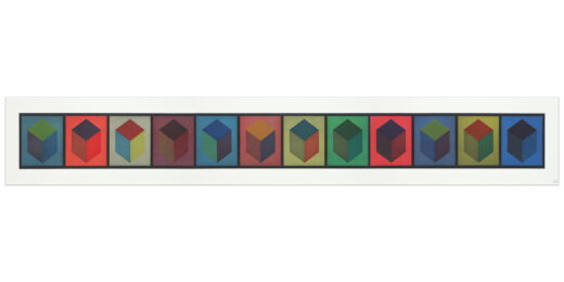 Twelve Cubes (Triptych) by Sol LeWitt at Krakow Witkin Gallery