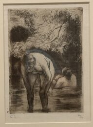 Les Deux Baigneuses by Camille Pissarro at Chicago Fine Prints