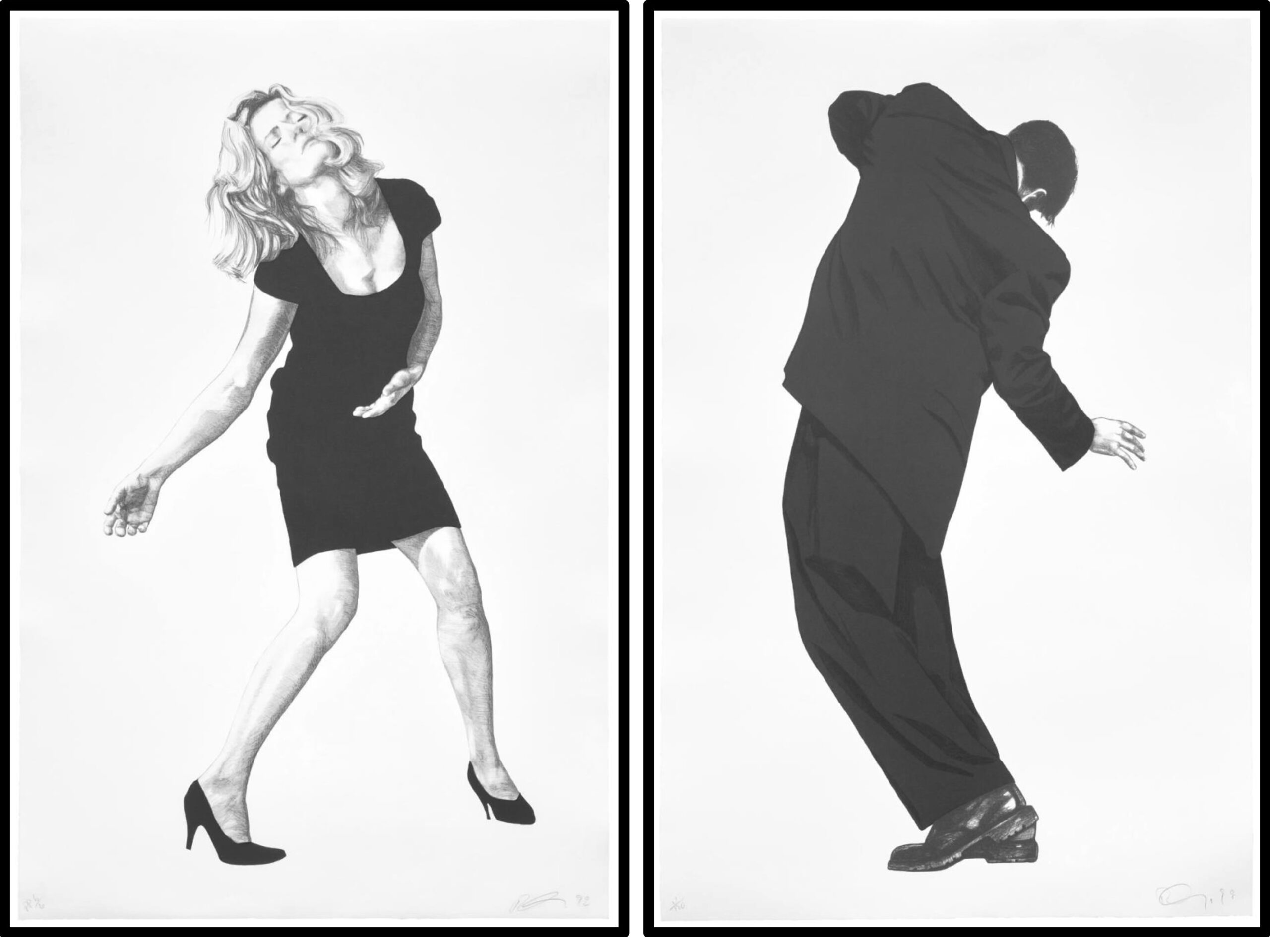 Barbara & Rafael by Robert Longo
