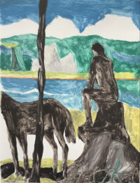 Le fleuve I by Marc Desgrandchamps at Michael Woolworth