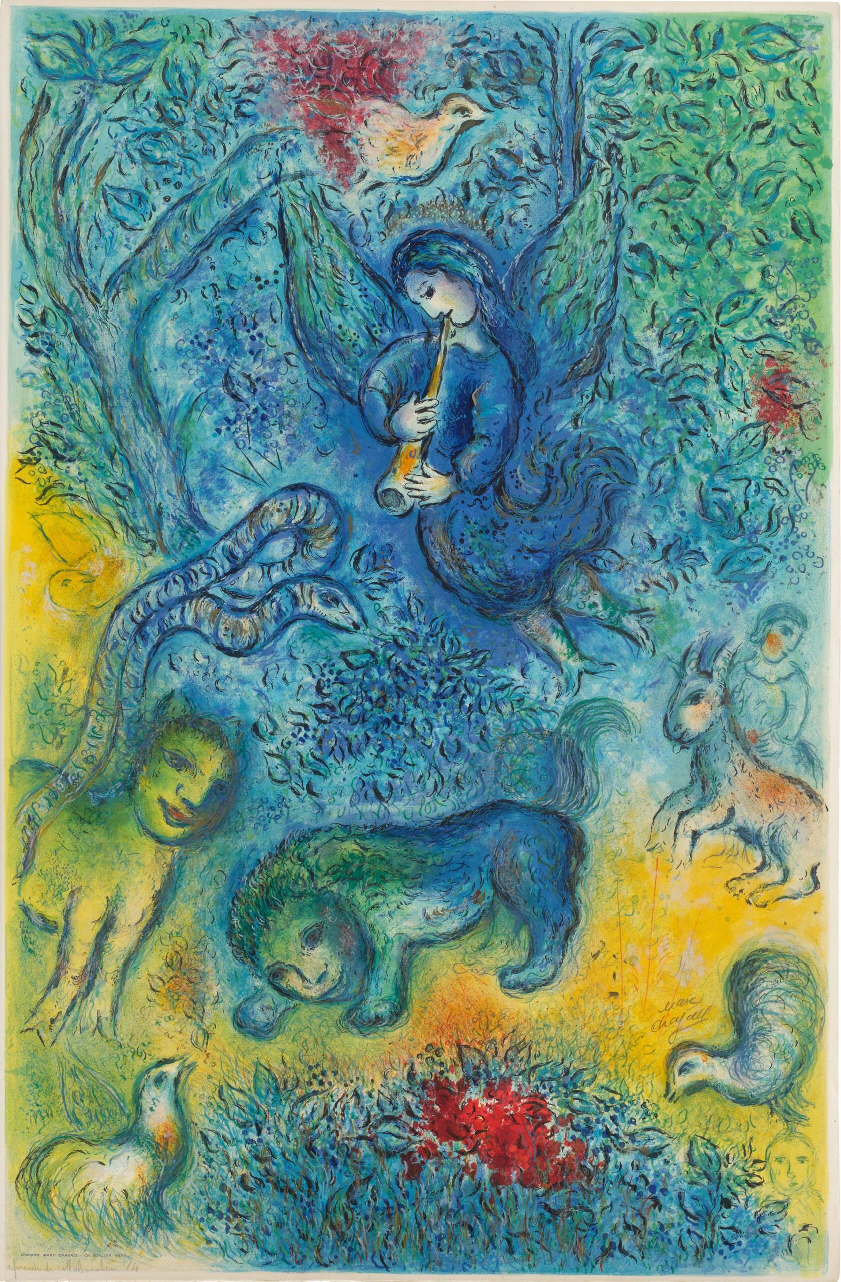 The Magic Flute by Marc Chagall
