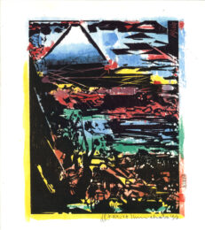 Mount Fuji from the Tōkaidō Road, 2009 by Shiko Munakata at Kamal Bakhshi Modern Asian