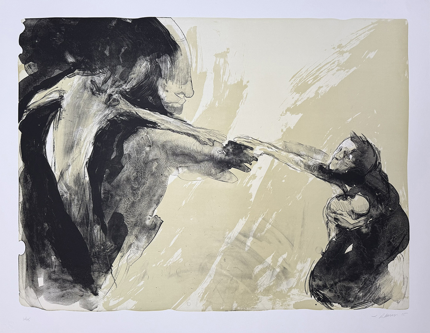 Two Figures by Nomi Silverman
