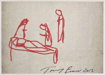 Nativity iPad Drawing by Tracey Emin at Clifton Gallery