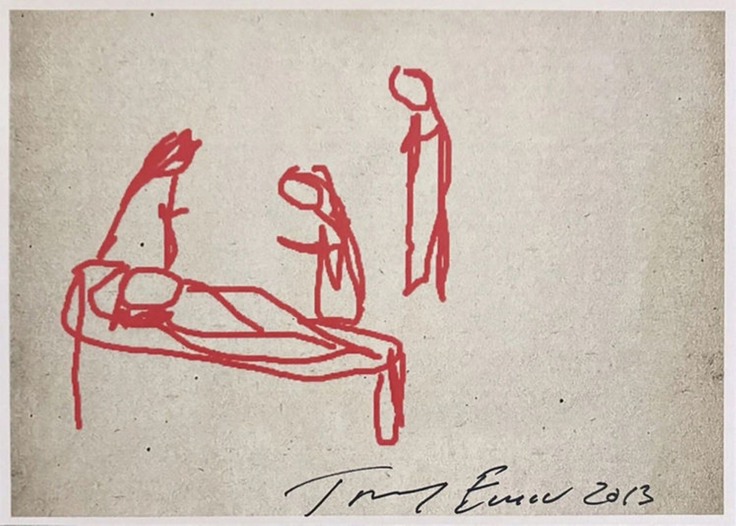 Nativity iPad Drawing by Tracey Emin
