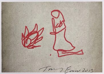 Nativity iPad Drawing by Tracey Emin at Clifton Gallery