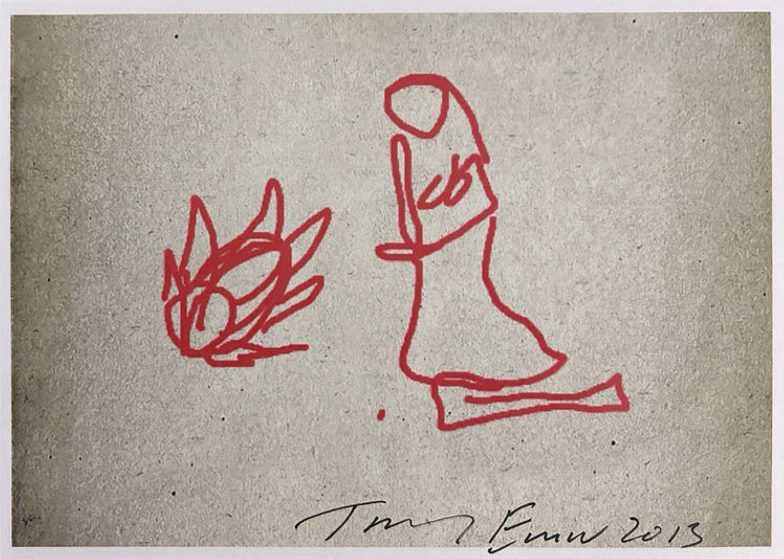 Nativity iPad Drawing by Tracey Emin