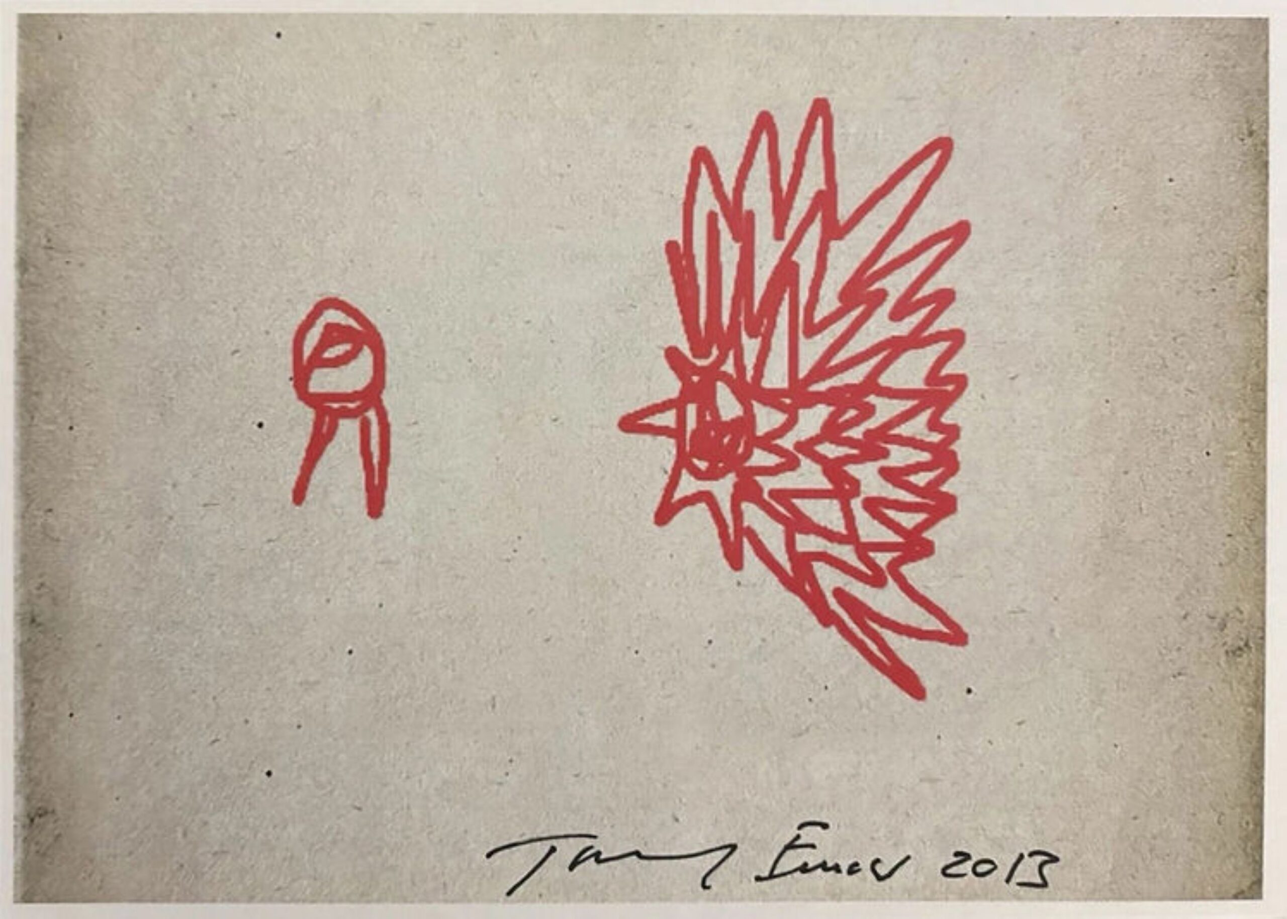 Nativity iPad Drawing by Tracey Emin