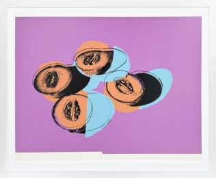 Space Fruit: Cantaloupes II (large screen print – authenticated) by Andy Warhol at GallArt.com