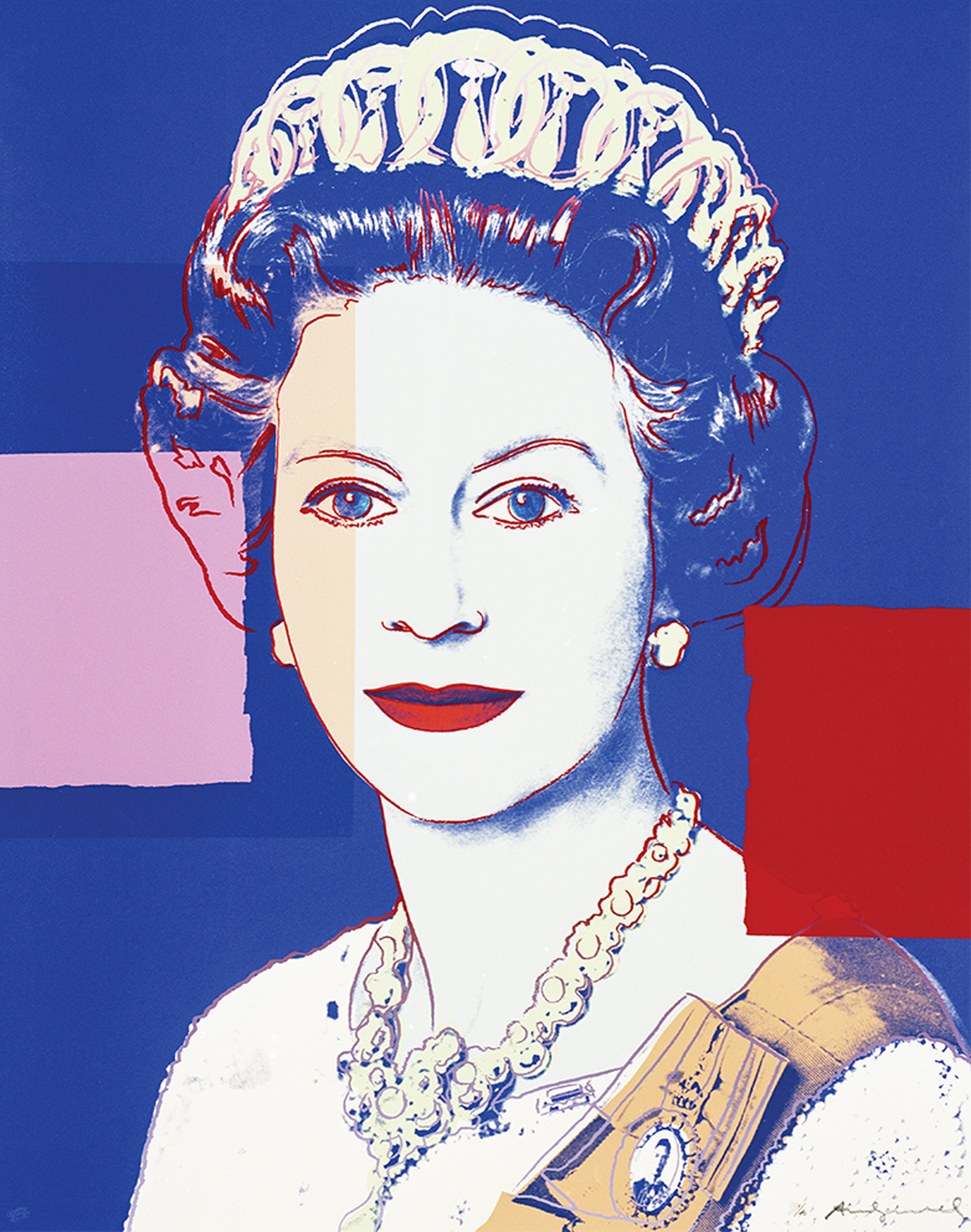 Queen Elizabeth II of the United Kingdom (FS II.337) by Andy Warhol