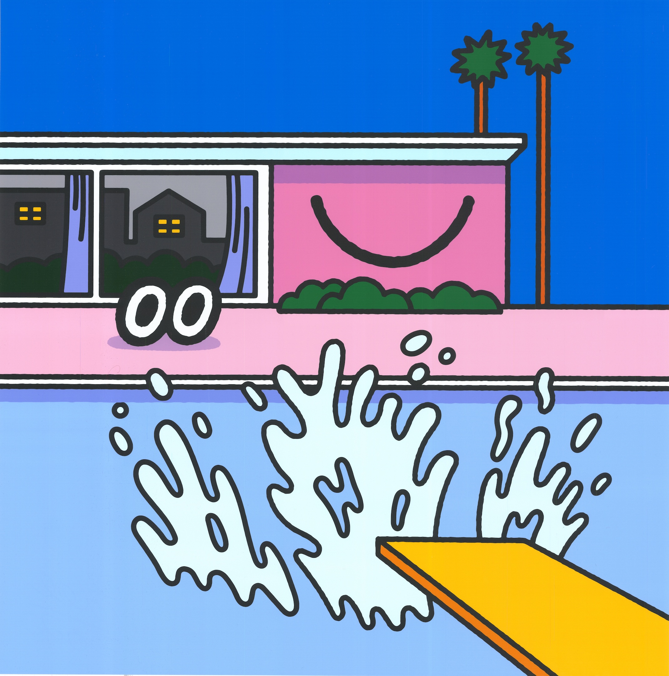 Smaller Splash, 2022 by Face Oka