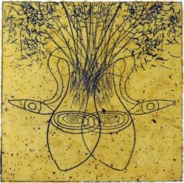 Giver by James Surls at Flatbed Press and Gallery