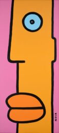 The Mountain is High but The Steepness is Gentle by Thierry Noir at Clifton Gallery