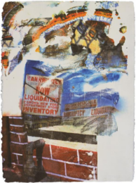 L.A. Uncovered #6 by Robert Rauschenberg at Gemini G.E.L. at Joni Moisant Weyl